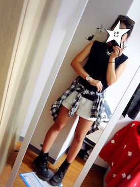 「SELECT.（セレクト）のアイテム（パンツ）」を使った、にっしーさん（レディース・150cm）の秋コーディネート