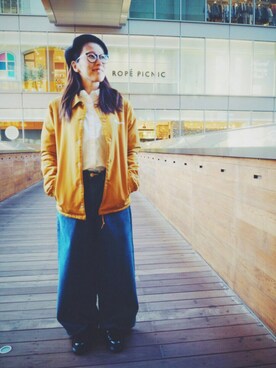 「MANEBU（マネブ）のアイテム」を使った、megumi.Tさん（レディース・165cm）の秋コーディネート