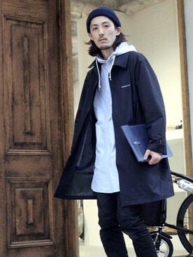 Mont Bell モンベル のステンカラーコートを使った人気ファッションコーディネート ユーザー ショップスタッフ 季節 3月 5月 Wear