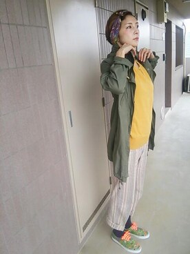「まるこーでらっくす」｜「アイテム（その他）」を使った、pealrichtonesunshineさん（レディース・166cm）の春コーディネート