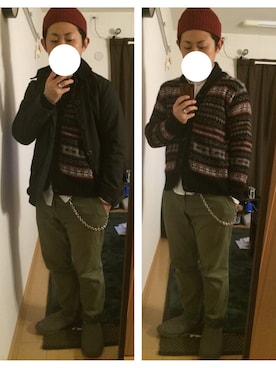 「アイテム（その他アウター）」を使った、massaさん（メンズ・165cm・20代）の冬コーディネート