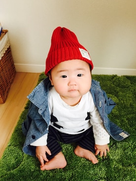 a.o.iさん（キッズ・70cm）の春コーディネート