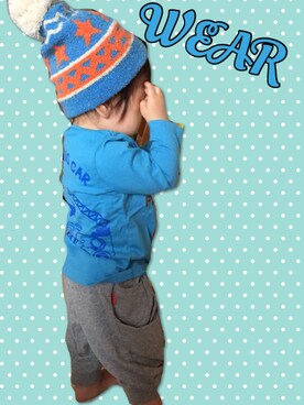 はにりょさん（キッズ・80cm）の秋コーディネート