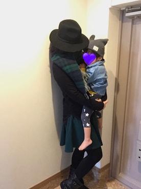 「H&M（エイチ・アンド・エム）のアイテム（その他パンツ）」を使った、ruchireさん（レディース・164cm）の秋コーディネート