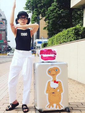 「benoit missolinのアイテム」を使った、Joyceさん（レディース・165cm）の春コーディネート