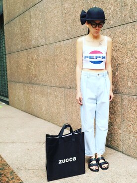 「benoit missolinのアイテム」を使った、Joyceさん（レディース・165cm）の春コーディネート