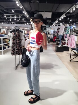 「benoit missolinのアイテム」を使った、Joyceさん（レディース・165cm）の春コーディネート