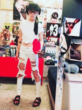 「benoit missolinのアイテム」を使った、Joyceさん（レディース・165cm）の夏コーディネート