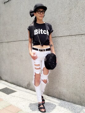 「benoit missolinのアイテム」を使った、Joyceさん（レディース・165cm）の夏コーディネート