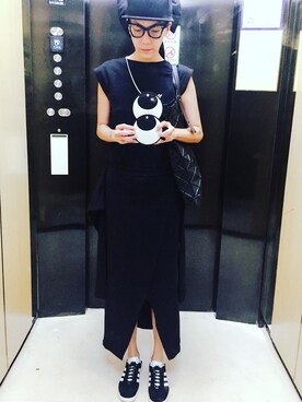 「benoit missolinのアイテム」を使った、Joyceさん（レディース・165cm）の秋コーディネート