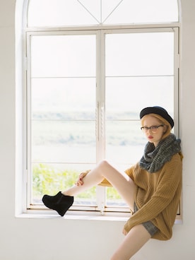 「アイテム（トップス、ブラウン系）」を使った、GRLグレイル_OFFICIALさん（レディース・169cm）の秋コーディネート