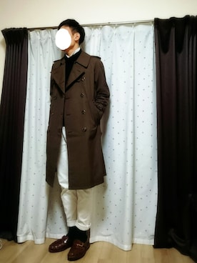 「アイテム（バングル/リストバンド）」を使った、けんさん（メンズ・180cm・20代）の秋コーディネート