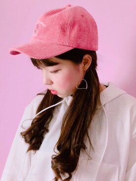 「OLDMICKEY （オールドミッキー）のアイテム（キャップ）」を使った、oldmickey_jpさん（レディース・162cm）の秋コーディネート