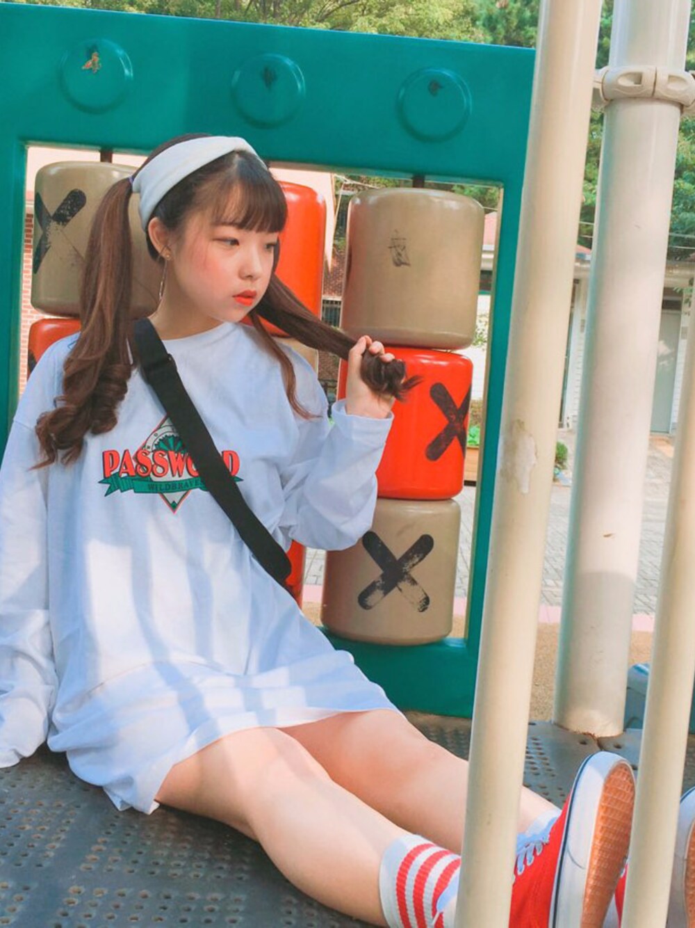 「ワンピース、秋のコーデ、 カジュアル、 シンプル、 ラフ、 プチプラ、 ラクチンコーデ、 オールドミッキー、oldmickey」｜「OLDMICKEY のカジュアルプリント長袖ワンピース(P000BIPP)（ワンピース、その他）」を使った、oldmickey_jpさん（レディース・162cm）の秋コーディネートの1枚目の写真