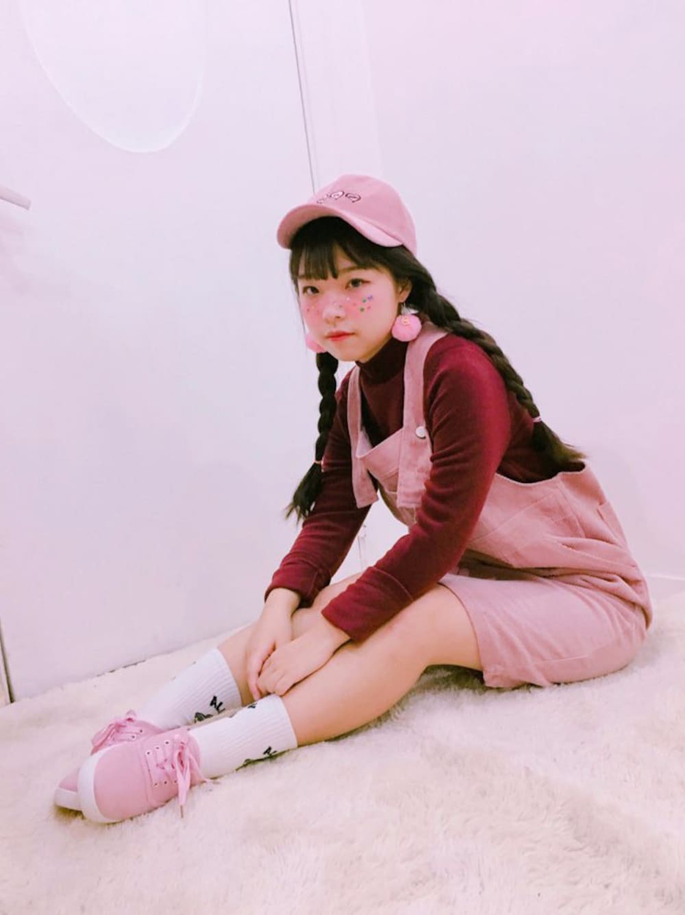 「Tシャツ、フリース、ラフ、 カジュアル、 シンプル、ラクチンコーデ、 プチプラ、 オールドミッキー、oldmickey」｜「OLDMICKEY のフリースハイネック長袖Tシャツ(P000BIWE)（Tシャツ/カットソー、その他）」を使った、oldmickey_jpさん（レディース・162cm）の秋コーディネートの1枚目の写真