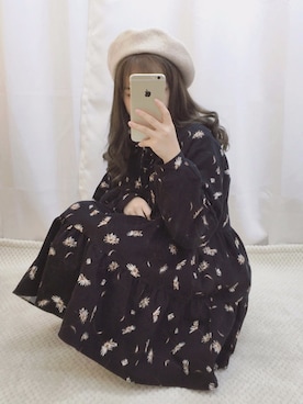「OLDMICKEY （オールドミッキー）のアイテム（ワンピース/ドレス）」を使った、oldmickey_jpさん（レディース・162cm）の冬コーディネート