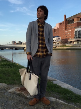 「スエット」｜まいけるさん（メンズ・181cm）の春コーディネート