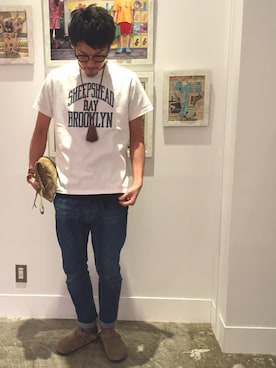 「coenスタッフスタイリング」｜「アイテム（レッグウェア）」を使った、まいけるさん（メンズ・181cm）の春コーディネート