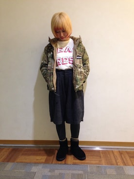 まるやま、まさん（レディース・150cm）の秋コーディネート