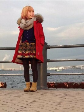 まるやま、まさん（レディース・150cm）の冬コーディネート