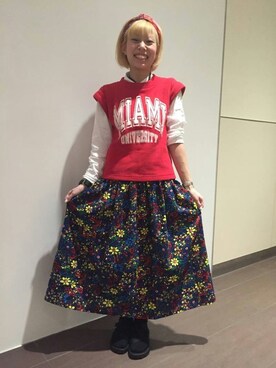 「サンダルソックス」｜まるやま、まさん（レディース・150cm）の春コーディネート