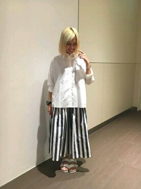 「のんびり」｜まるやま、まさん（レディース・150cm）の夏コーディネート