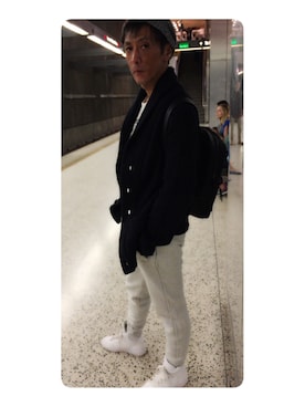 「Abercrombie&Fitch（アバークロンビーアンドフィッチ）のアイテム（バッグ）」を使った、cullinanさん（メンズ・174cm）の秋コーディネート