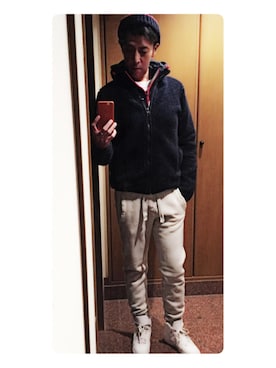 「Abercrombie&Fitch（アバークロンビーアンドフィッチ）のアイテム（その他アウター）」を使った、cullinanさん（メンズ・174cm）の冬コーディネート