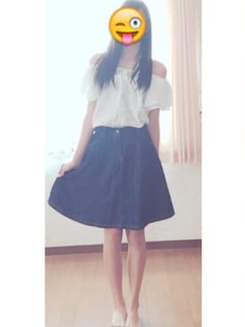 「アイテム（その他トップス）」を使った、ゆりさん（レディース・163cm・10代）の夏コーディネート