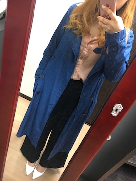 「Luz Llena（ラズレナ）のアイテム（ジャケット/アウター）」を使った、MiSuZuさん（レディース・156cm）の春コーディネート