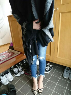 「カーディカン」｜うまさんさん（レディース・155cm）の秋コーディネート