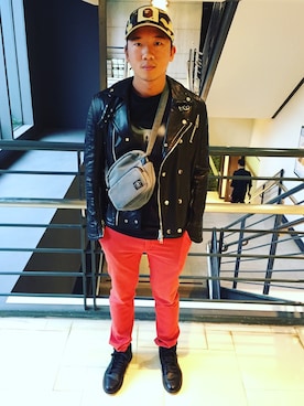 「FOURSTAR（フォースター）のアイテム」を使った、阿倫さん（メンズ・175cm）の秋コーディネート