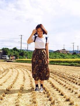 「cotton on」｜「アイテム（バッグ）」を使った、そらさん（レディース・153cm）の秋コーディネート