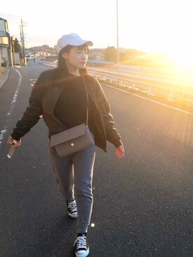 KayanOさん（レディース・155cm）の春コーディネート