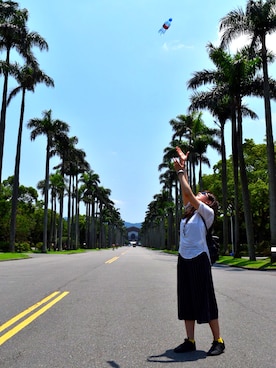 「MACKDADDY（マックダディー）のアイテム（アクセサリー）」を使った、キャノ☻ Canoさん（レディース・160cm）の春コーディネート