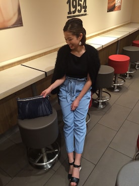 「BEAMS（ビームス）のアイテム（その他アウター）」を使った、海弘さん（レディース・156cm）の春コーディネート