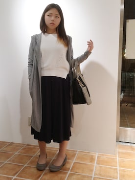 「GGD（ジージーディー）のアイテム」を使った、HVCみのお店さん（レディース・156cm）の春コーディネート