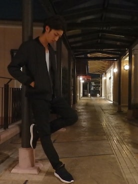 「GGD（ジージーディー）のアイテム」を使った、HVCみのお店さん（メンズ・185cm）の秋コーディネート