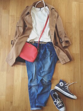 ハナマンさん（レディース・167cm）の春コーディネート