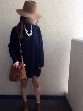 y♥︎さん（レディース・154cm）の秋コーディネート