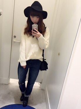 y♥︎さん（レディース・154cm）の秋コーディネート