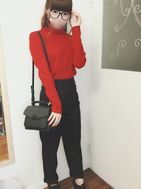 「Dosch（ドスチ）のアイテム（ニット/セーター）」を使った、y♥︎さん（レディース・154cm）の冬コーディネート