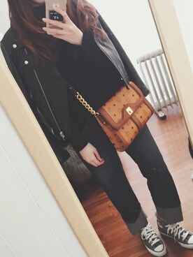 y♥︎さん（レディース・154cm）の冬コーディネート