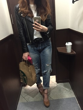 y♥︎さん（レディース・154cm）の春コーディネート