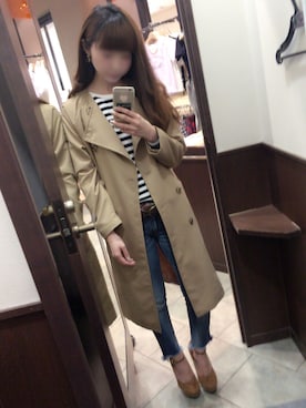 y♥︎さん（レディース・154cm）の春コーディネート