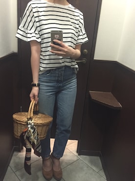 y♥︎さん（レディース・154cm）の夏コーディネート