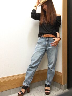 ゆりぴさん（レディース・160cm）の夏コーディネート