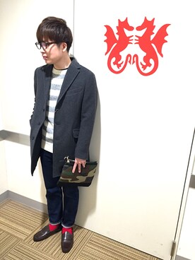 「McGREGOR CLASSIC（マックレガークラシック）のアイテム（ジャケット/アウター）」を使った、shimanukiさん（メンズ・173cm）の秋コーディネート