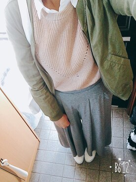 えみなさん（レディース・157cm）の春コーディネート