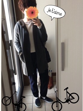 「SEVENDAYS=SUNDAY（セブンデイズサンデイ）のアイテム（その他アウター）」を使った、KK...さん（レディース・157cm）の春コーディネート